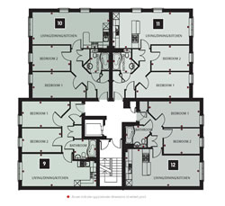 Second FLoor Plan, Click for larger Acrobat with Dimensions