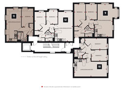 Second Floor Plan, Click for larger image and room sizes in PDF format