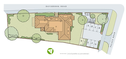 Site Plan, Click for larger image and room sizes in PDF format
